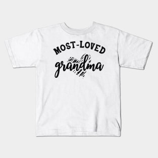 Grandma - Most loved grandma Kids T-Shirt